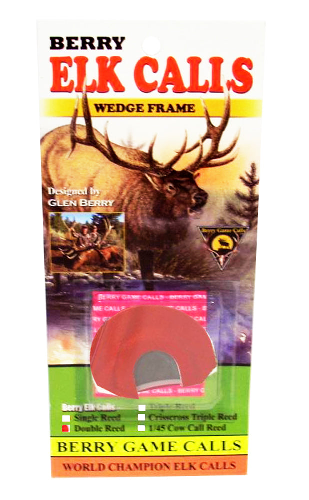 Two Reed Elk Call Berry Wedge Double Reed Elk Diaphragm Mouth Call – Berry Game Calls ...