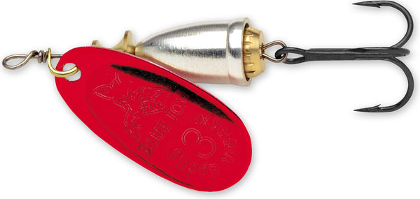 Blue Fox Classic Vibrax Spinner, 7/16-Ounce, Bleeding Silver