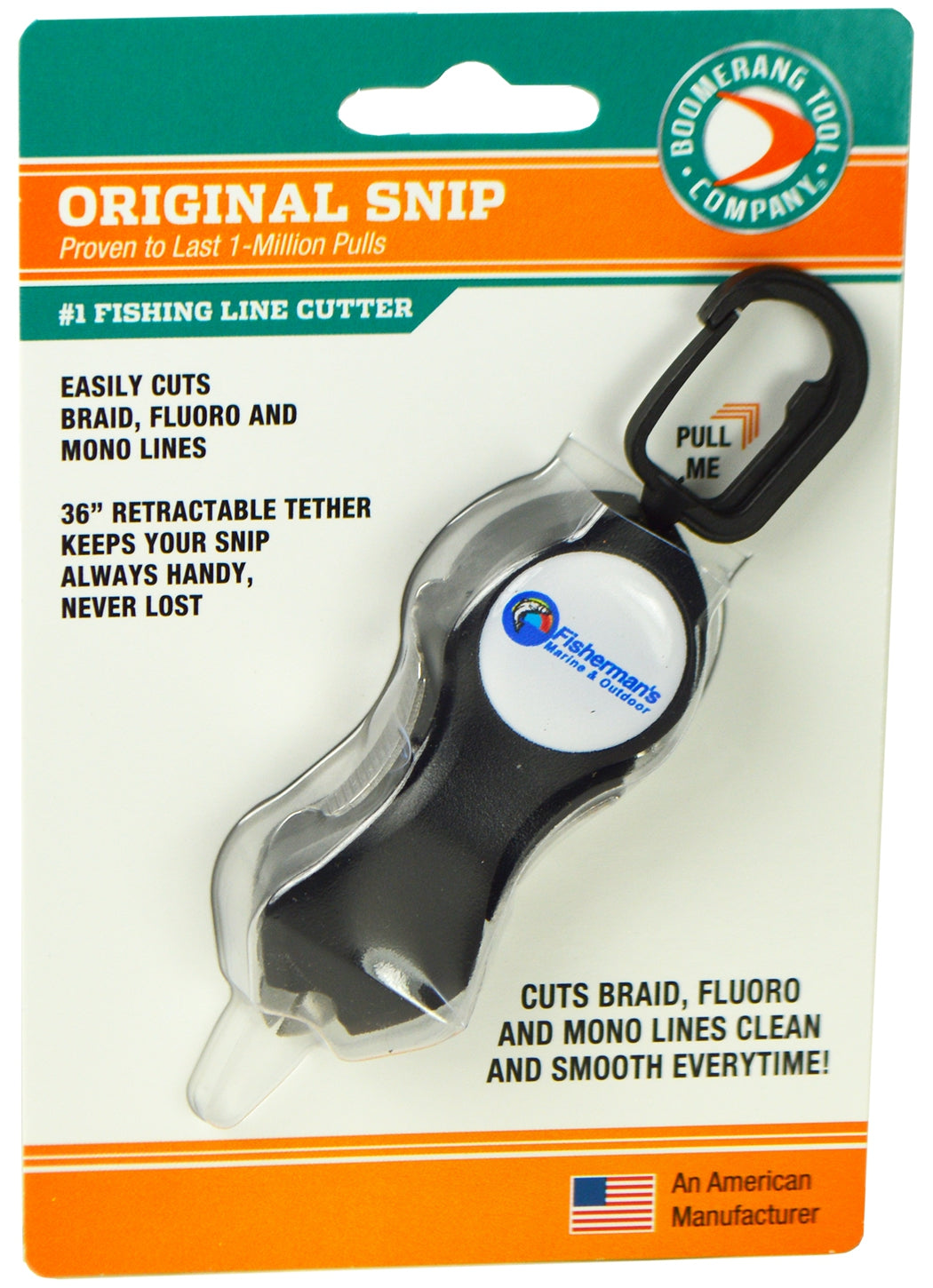 braided fishing line clippers Boomerang Tool Fisherman'S Logo Braided Fishing Line Snipper