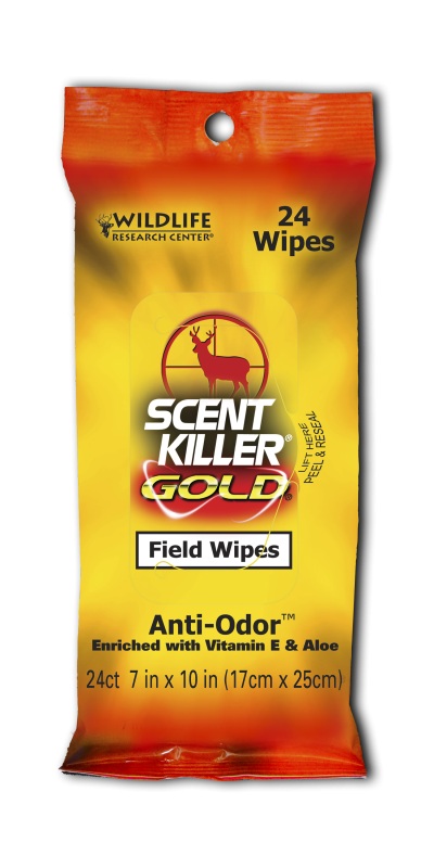 Wildlife Research Scent Killer Gold Field Wipes