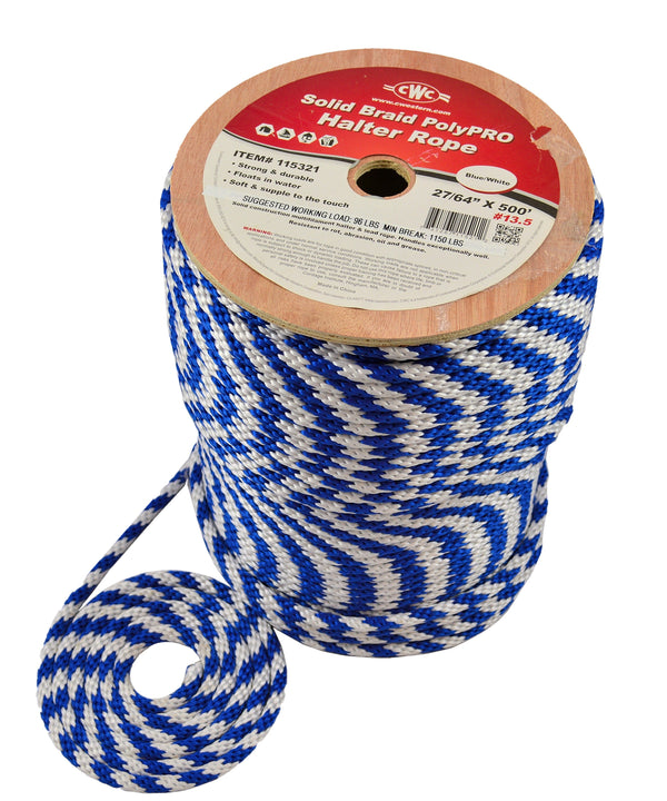 Darba Rope CWC Solid Braid PolyPRO Halter Derby Rope – Continental Western ...