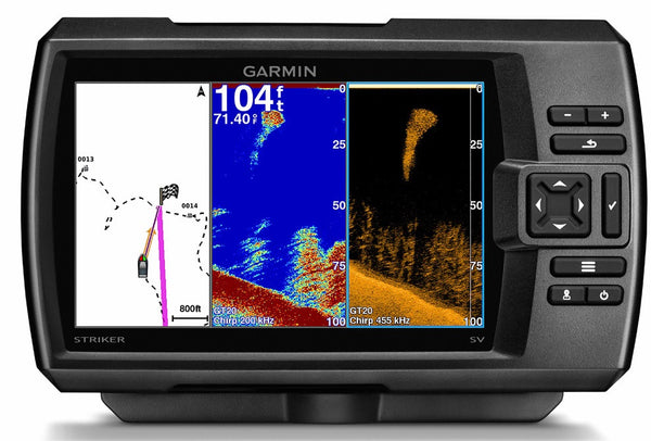 Garmin Striker 7" CHIRP Fishfinder with GPS and ClearVü Scanning Sonar