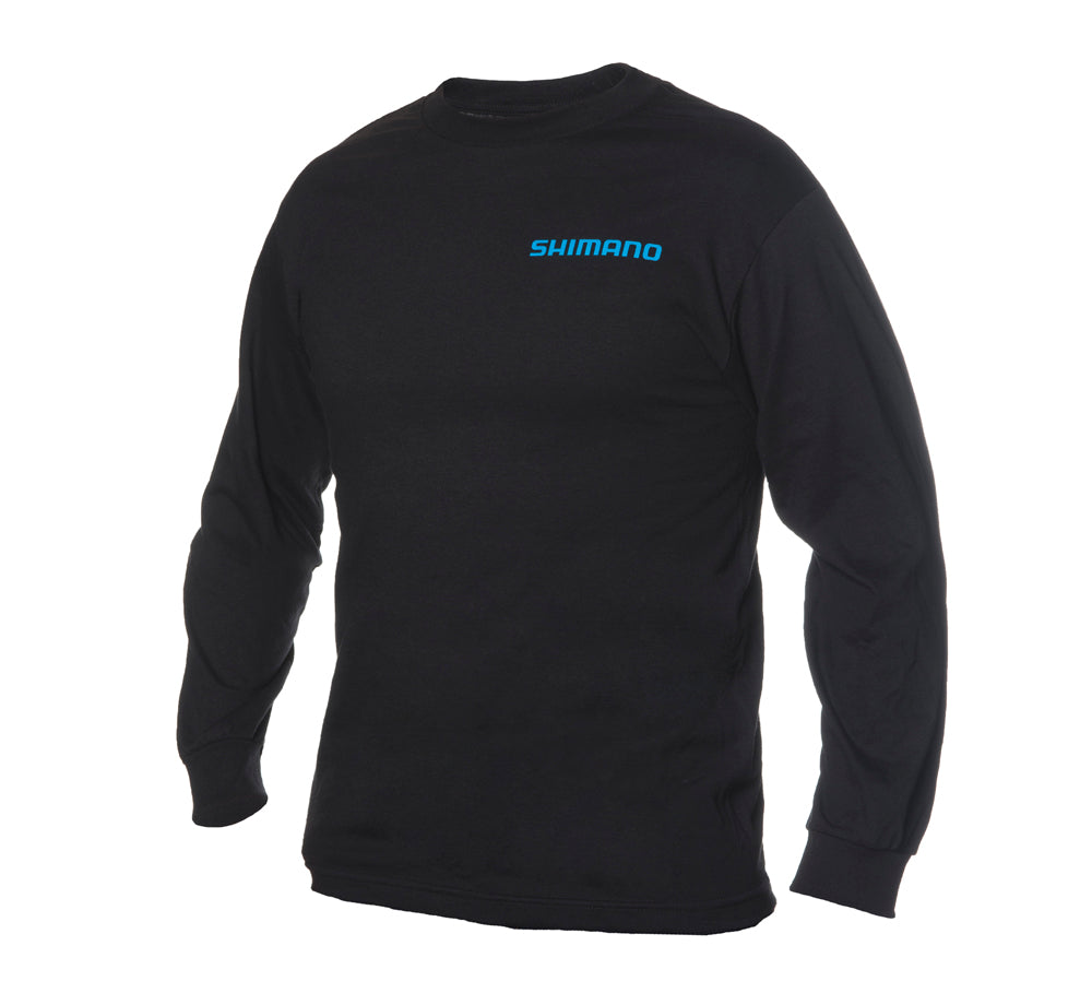 Shimano Logo Long Sleeve Crew Neck T-Shirt