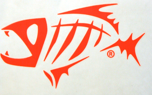 Gloomis Skeletal Fish Logo Sticker ZZZ