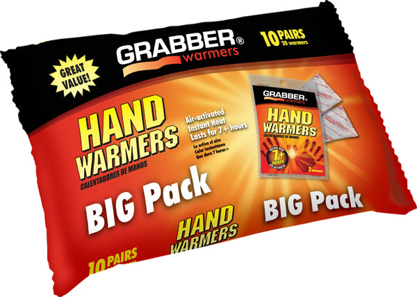 Grabber Big Pack 10-Pack Hand Warmers