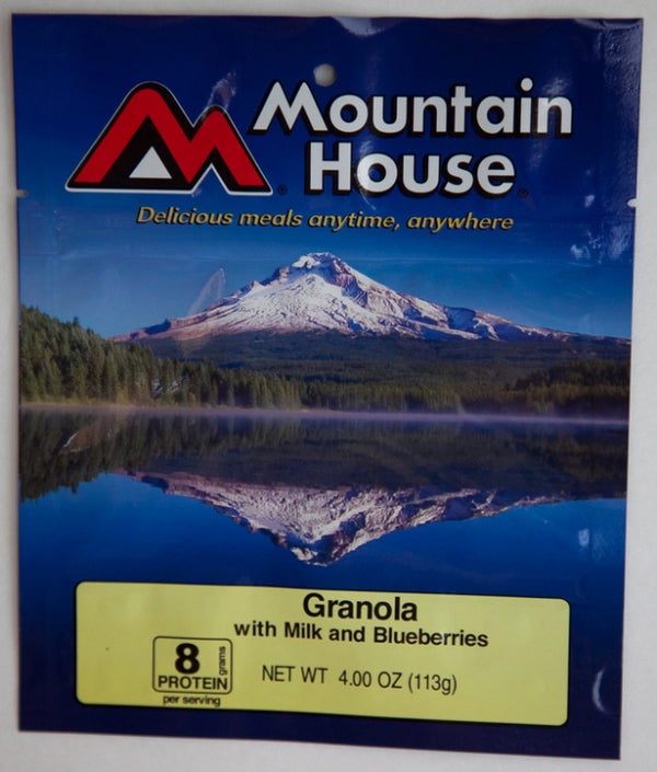 Mountain House Granola, Milk & Blueberries