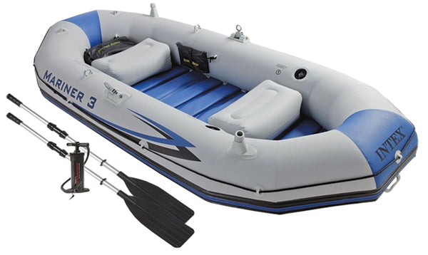 Intex Mariner 3 Person Inflatable Boat Set