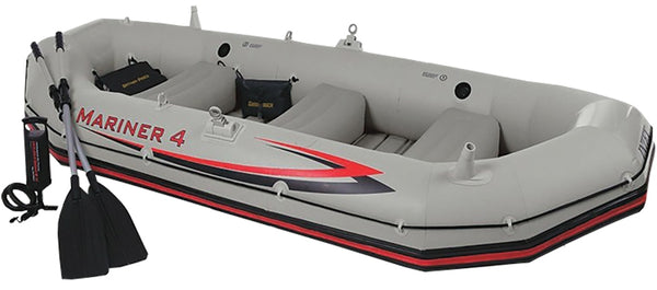 Intex Mariner 4 Person Inflatable Boat Set