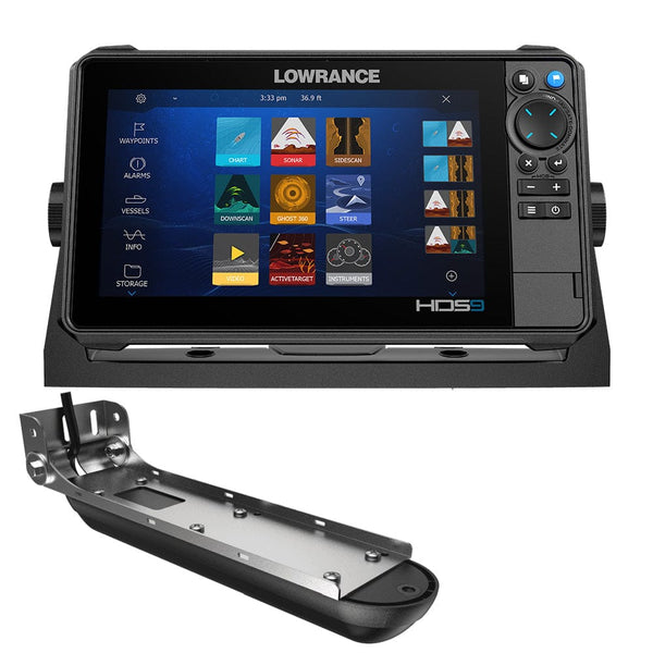 Lowrance HDS PRO 9 - W/ Preloaded C-MAP DISCOVER OnBoard Active Imaging HD Transducer
