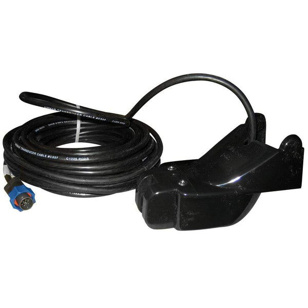 Lowrance P66 Transom-Mount Tri Ducer Blue Connector