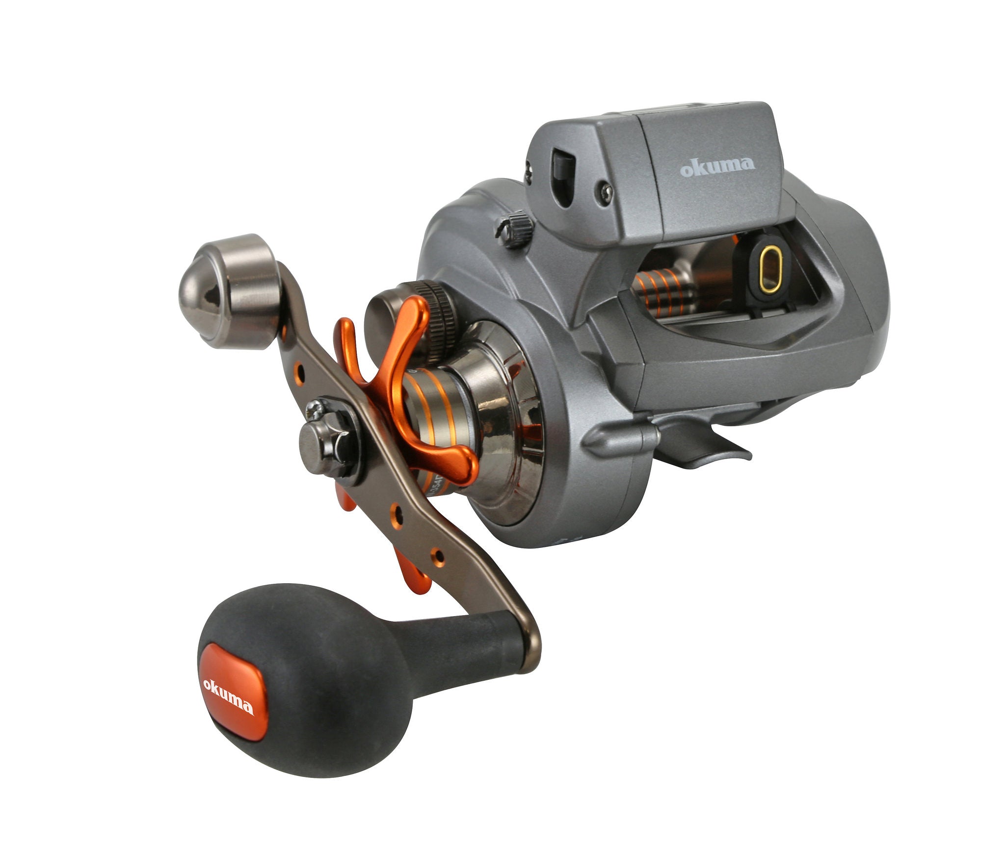 XXB Okuma Cold Water 454 Series Low Profile Line Counter Reels