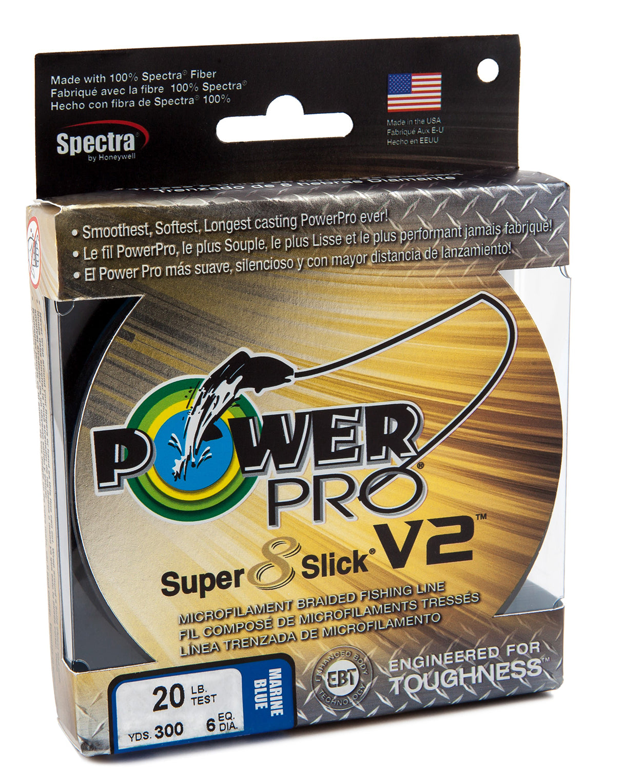 Powerpro Super Slick 8 V2 One Shot Spool PowerPro Fisherman's marine