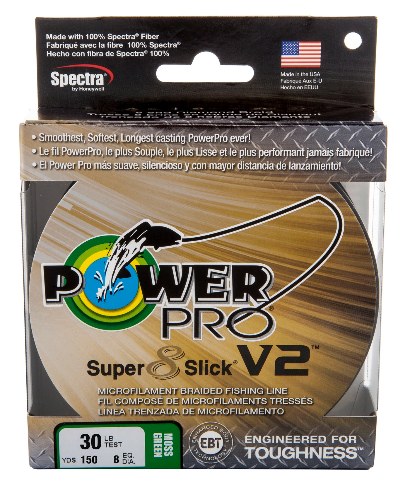 Powerpro Super Slick 8 V2 One Shot Spool PowerPro Fisherman's marine