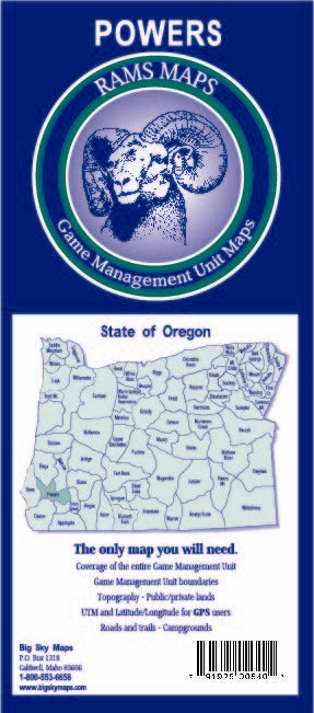 Rams Oregon Game Management Unit Maps