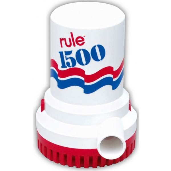 Rule Industries Non-Automatic 12 Volt Bilge Pump 1500