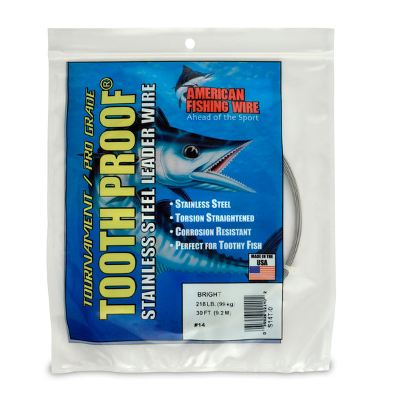 thumbnail image 2 of AFW Tooth Proof Stainless Steel Single Strand Leader Wire – Fishing Leader 2 of 5