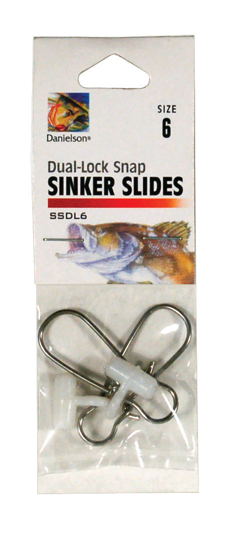 100pc Stainless Steel Sinker Snaps – 2" New England Style, Easy Open, Saltwater Grade