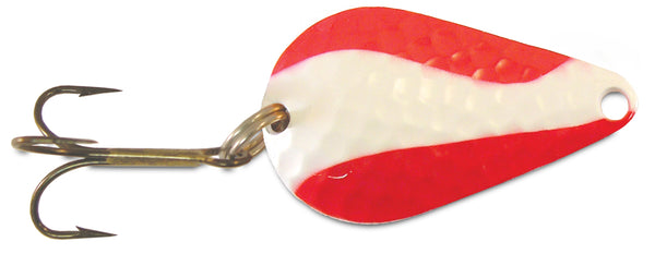 Acme Stee-Lee Spoon 1/2 oz. Red/White/Nickel