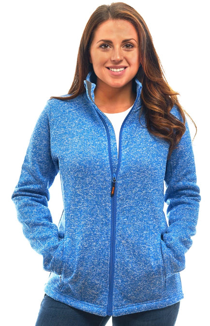 Trailcrest Women'S Heather Signature Sweater Fleece Full Zip Jacket